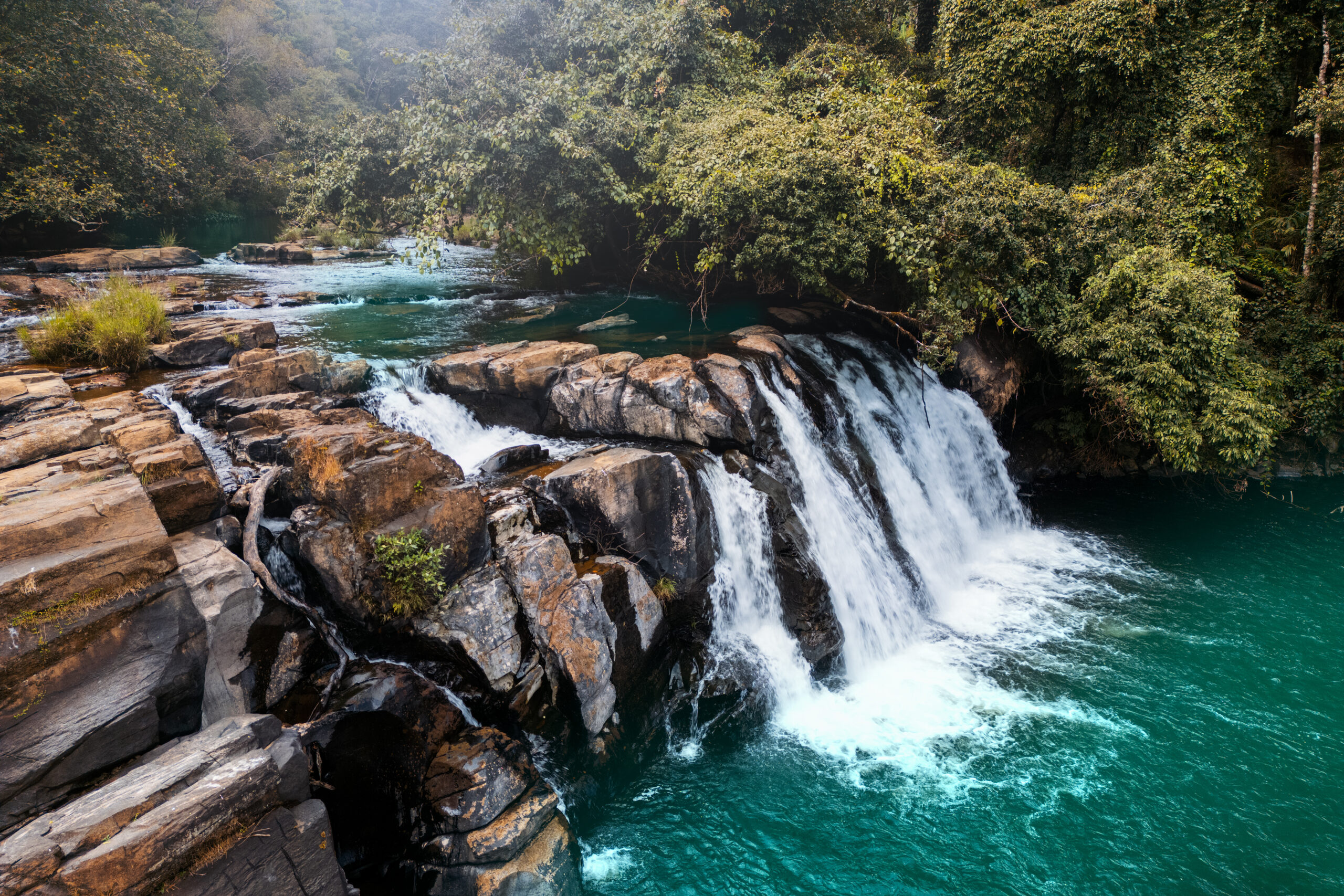 Scenic Kote Abbe Falls in Coorg , Karnataka, India